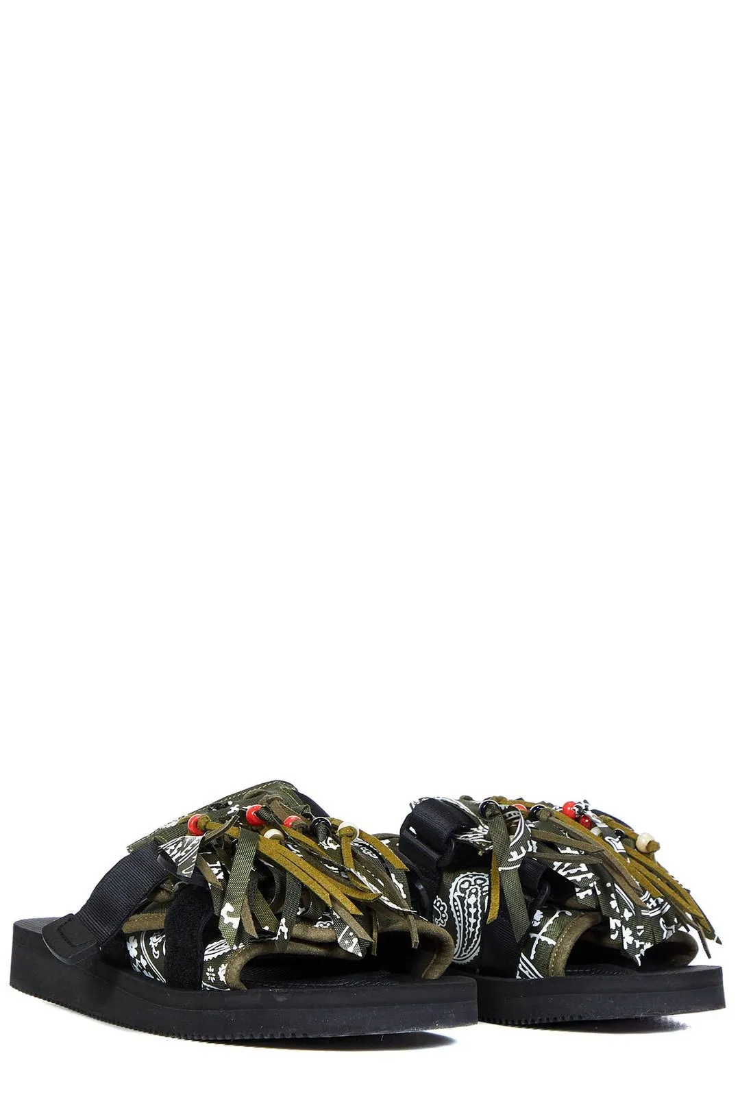 Alanui Bandana Printed Open-Toe Sandals