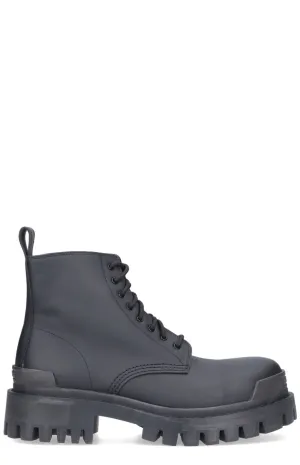Balenciaga Strike Lace-Up Boots