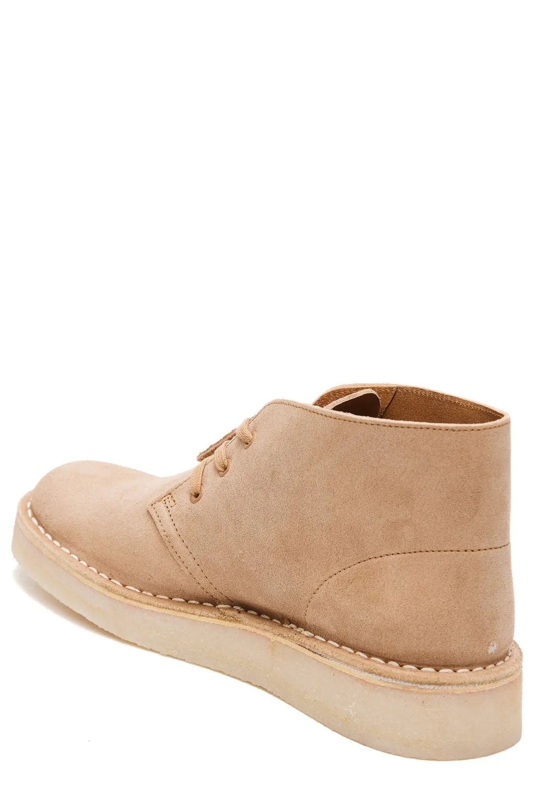 Clarks Round Toe Lace-Up Boots