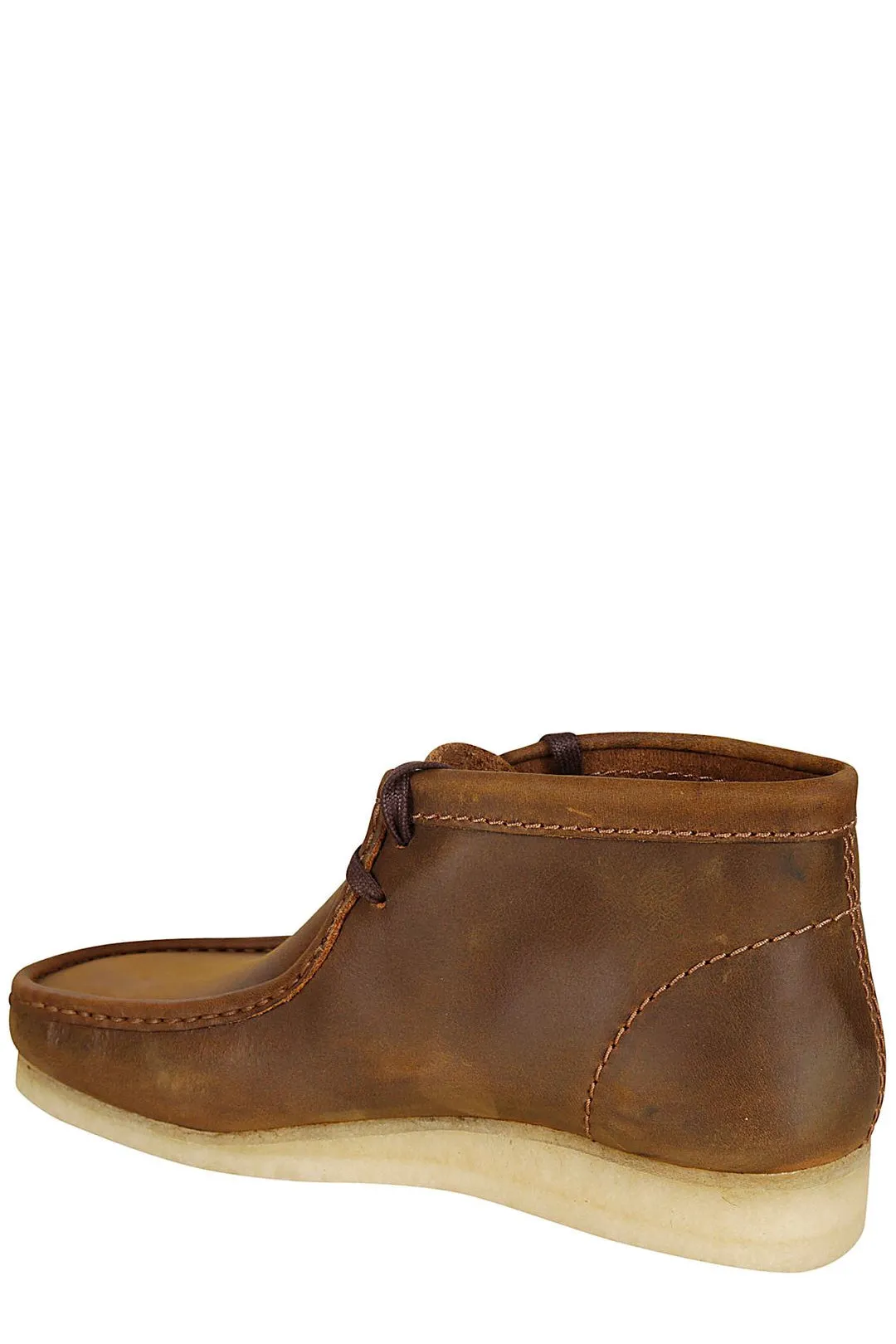 Clarks Round Toe Lace-Up Desert Boots