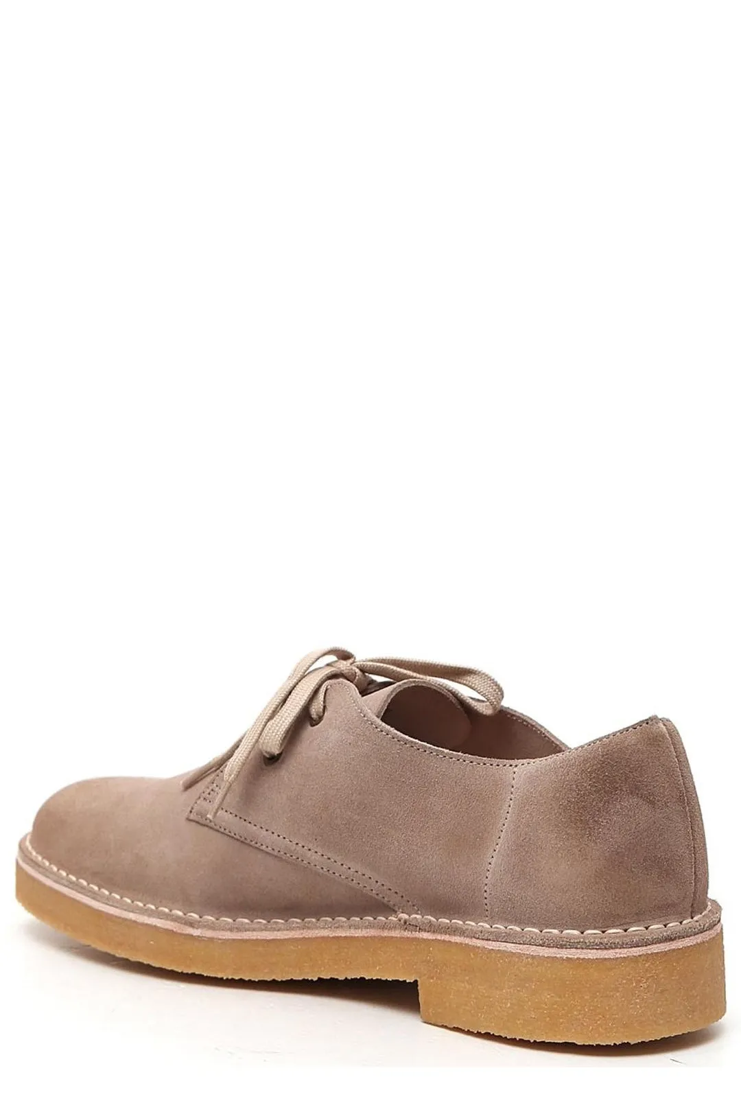 Clarks Round Toe Lace-Up Shoes
