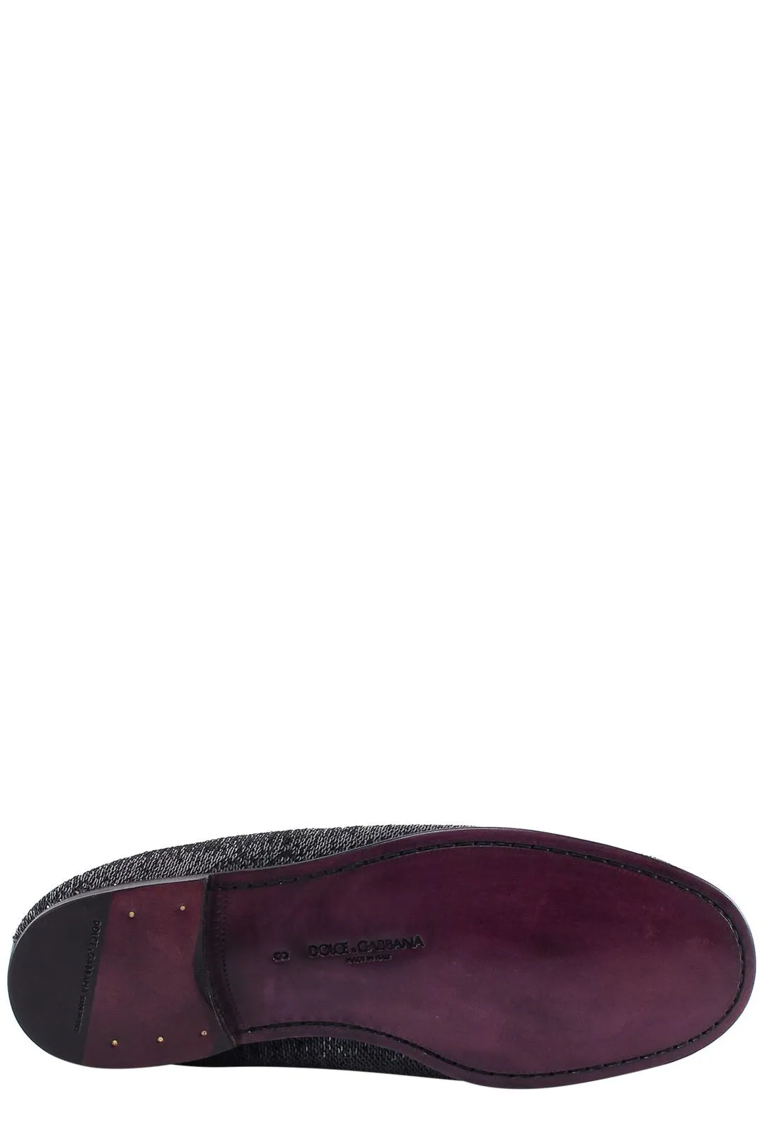 Dolce & Gabbana DG Logo Sequin Embellished Slippers