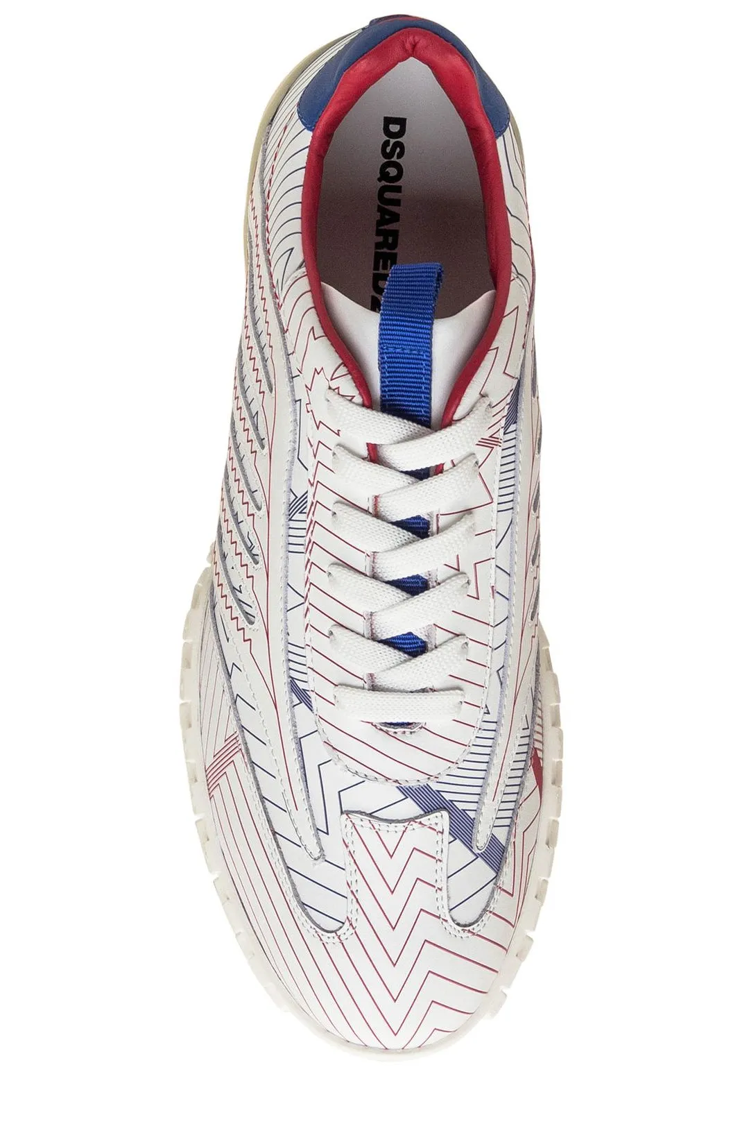 Dsquared2 Printed Lace-Up Sneakers