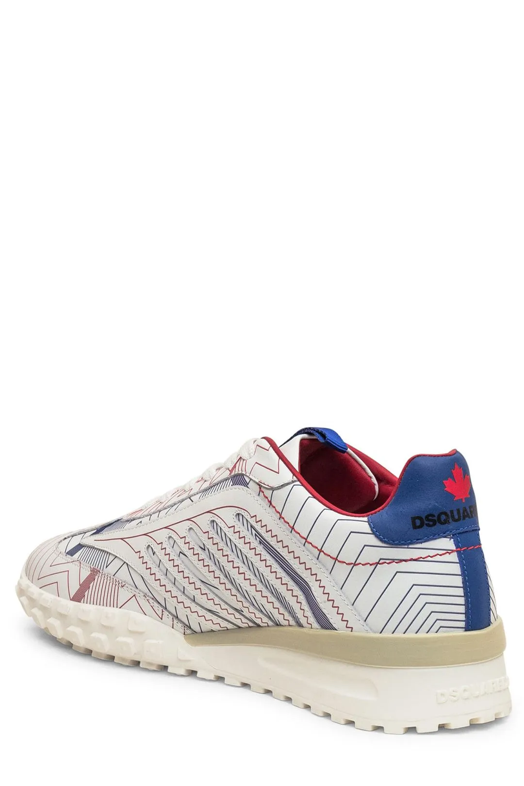 Dsquared2 Printed Lace-Up Sneakers