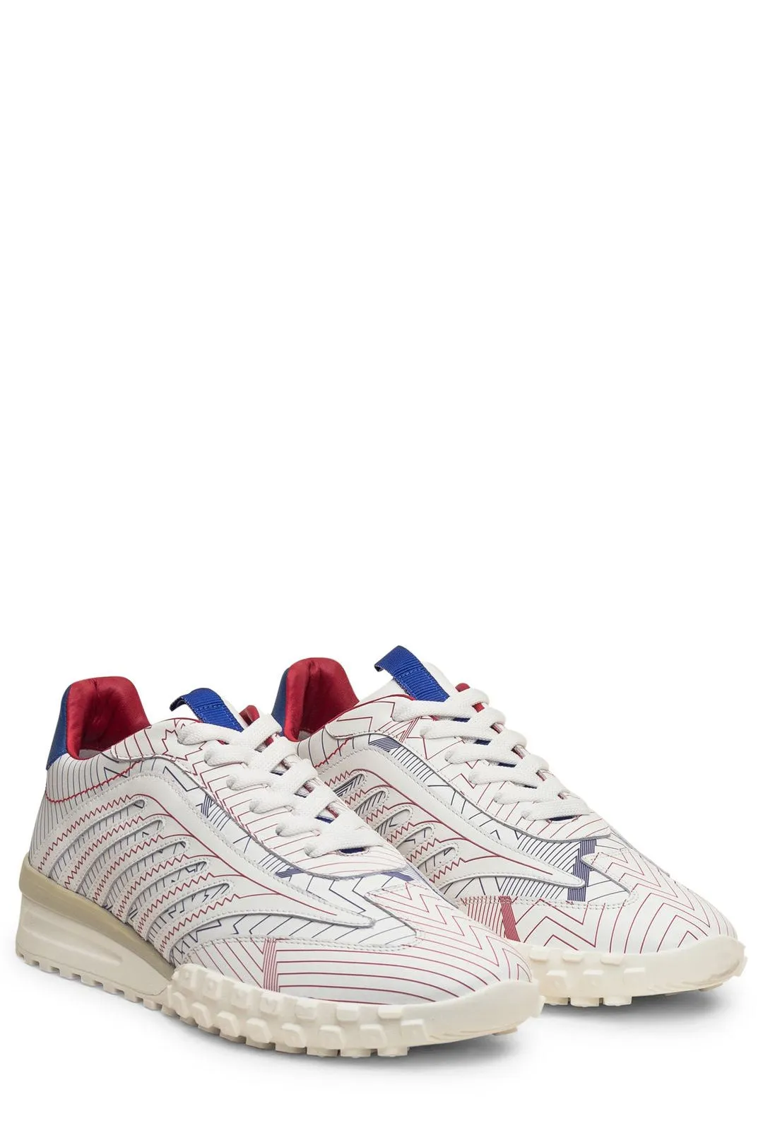 Dsquared2 Printed Lace-Up Sneakers
