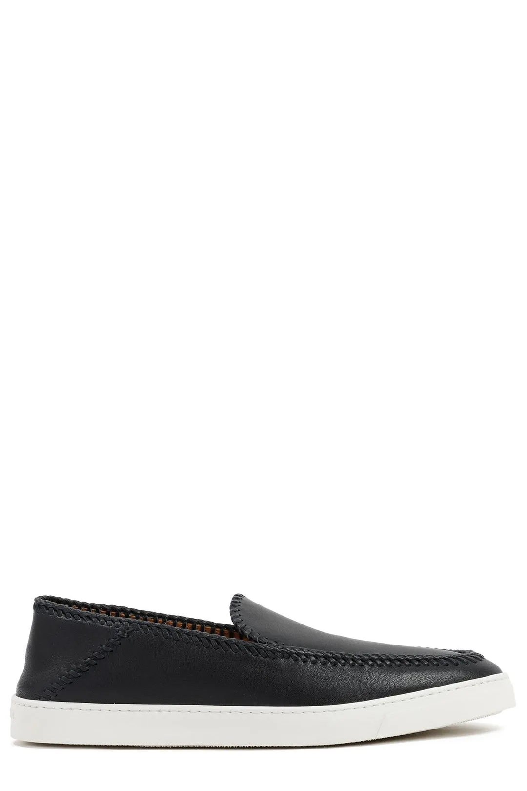 Giorgio Armani Round-Toe Slip-On Espadrilles