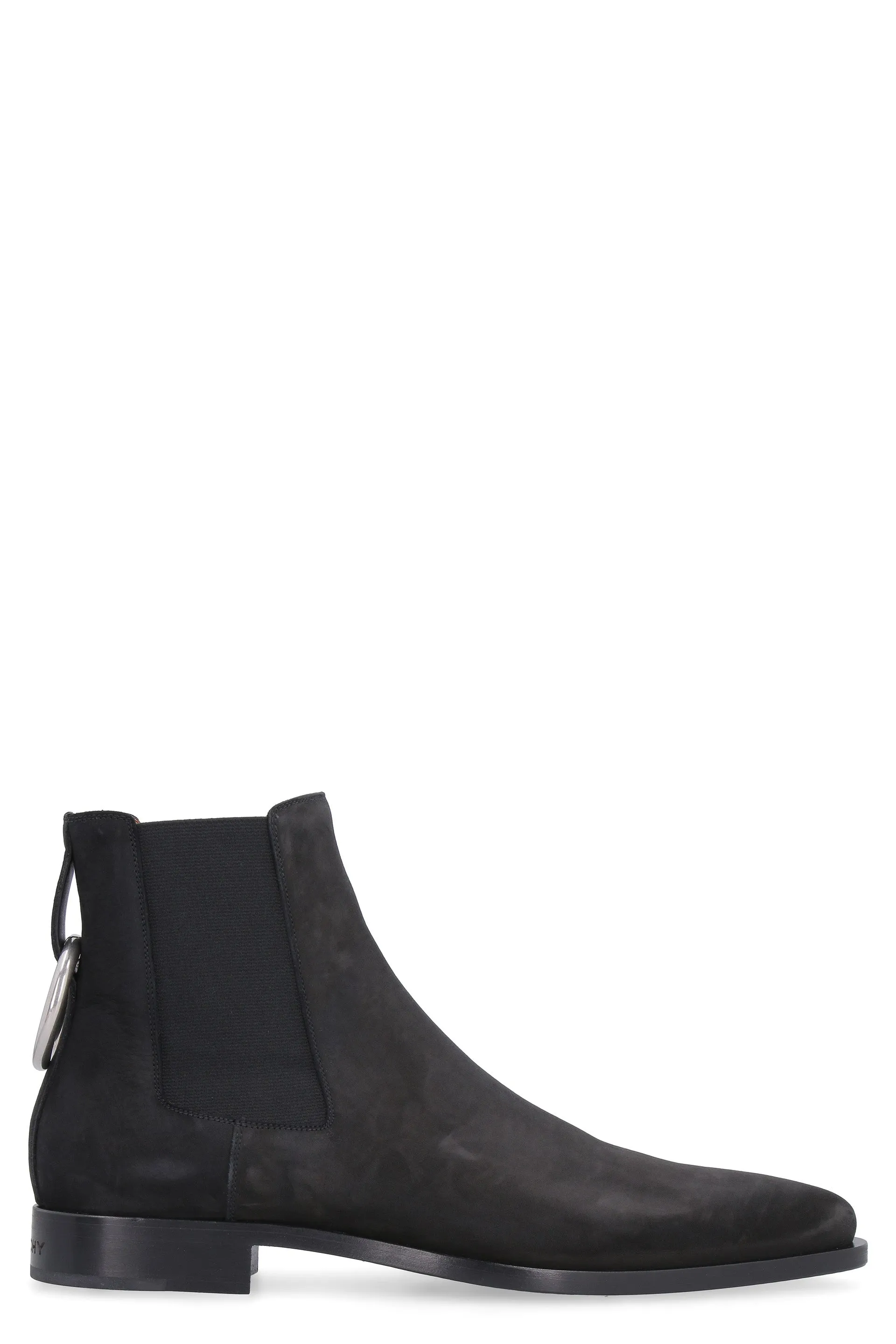 Givenchy O-Ring Embellished Dallas Nubuck Chelsea Boots