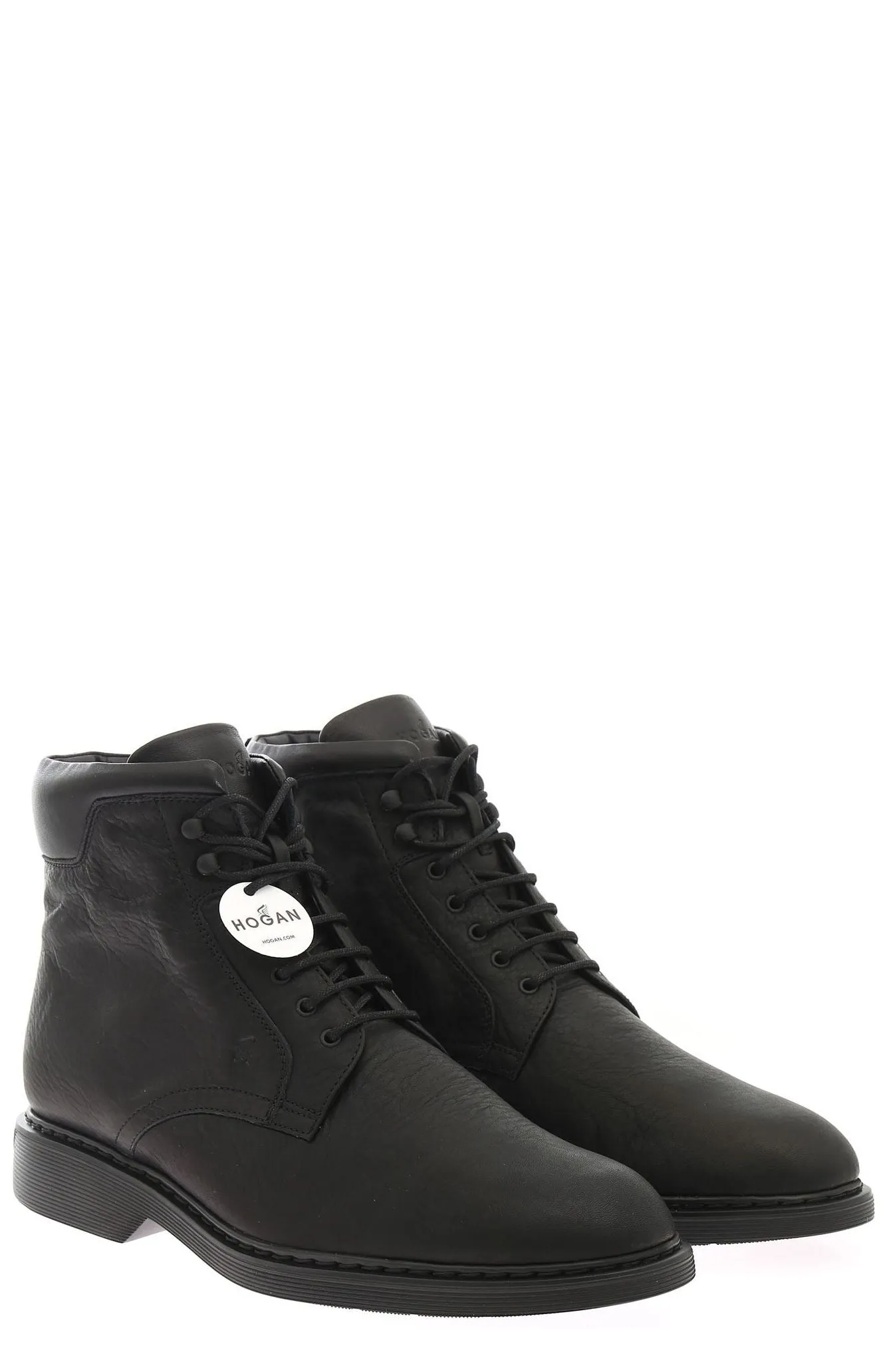Hogan Lace-Up Ankle Boots