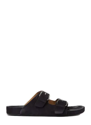 Isabel Marant Lekson Buckled Slip-On Sandals