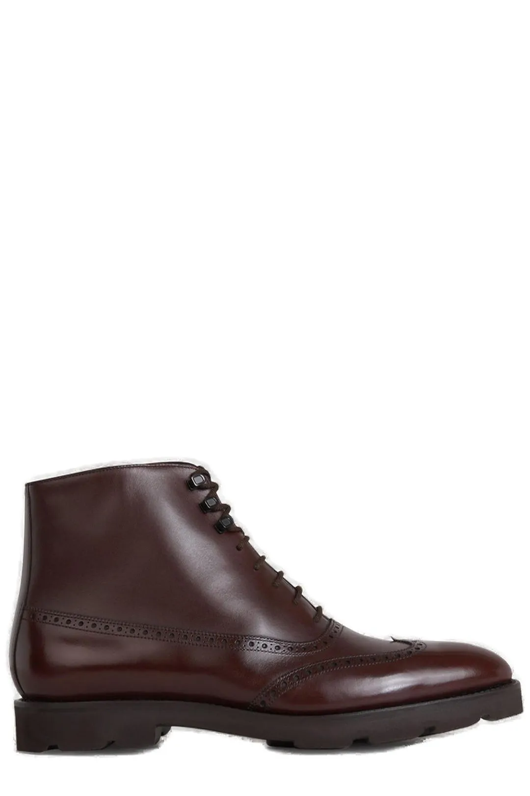 John Lobb Brogue Ankle Boots