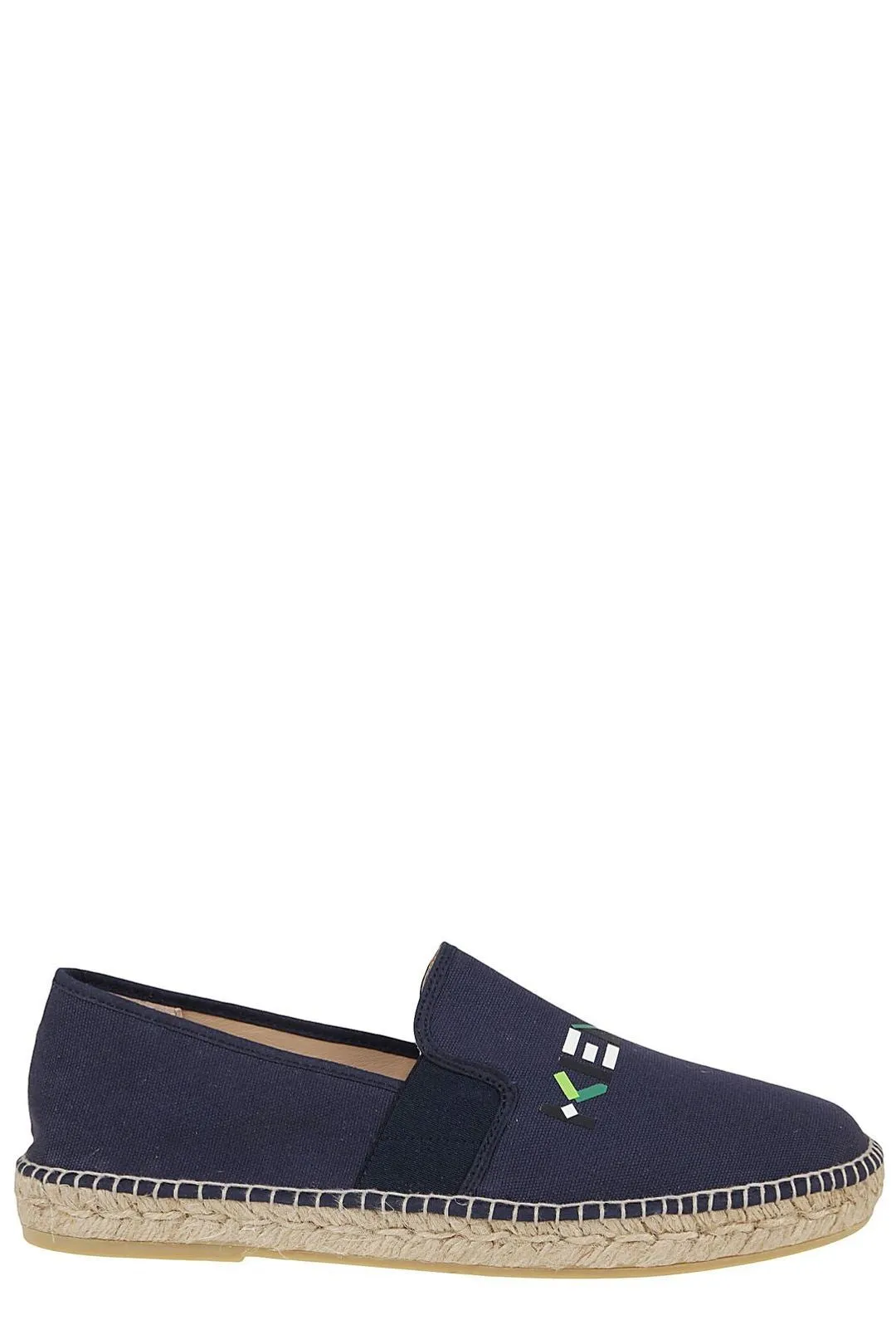 Kenzo Logo Printed Round Toe Espadrilles