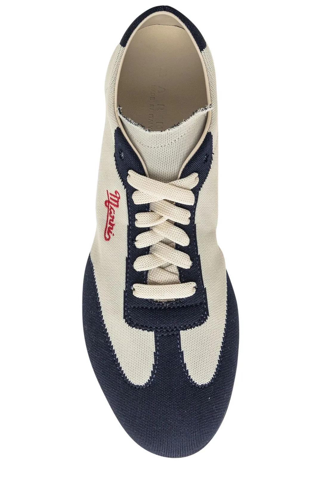 Marni Logo Embroidered Lace-Up Sneakers