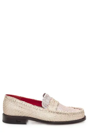 Marni Woven Slip-On Loafers