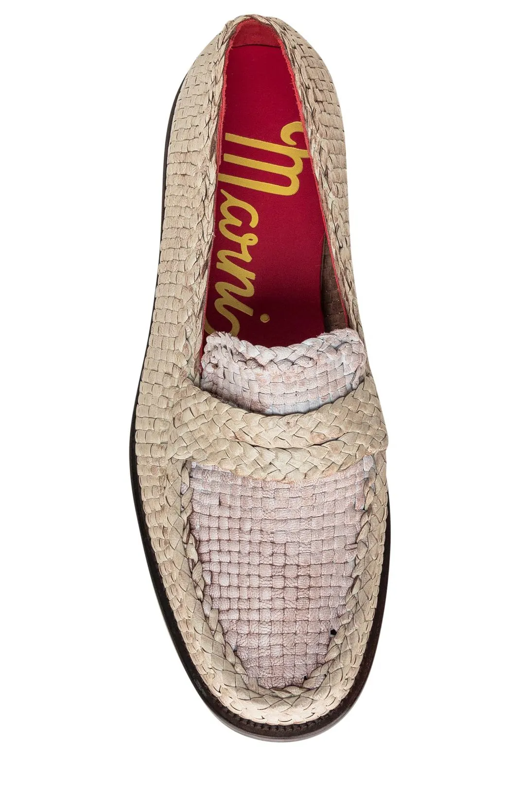 Marni Woven Slip-On Loafers