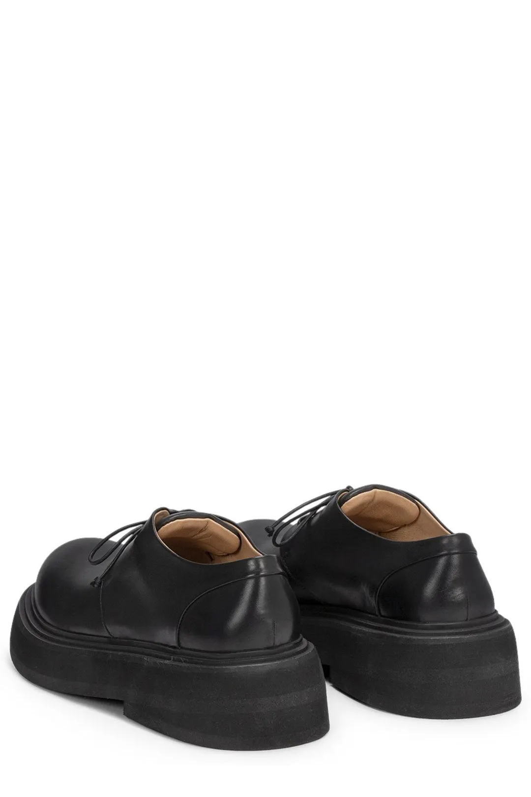 Marsll Block Heel Lace-Up Shoes