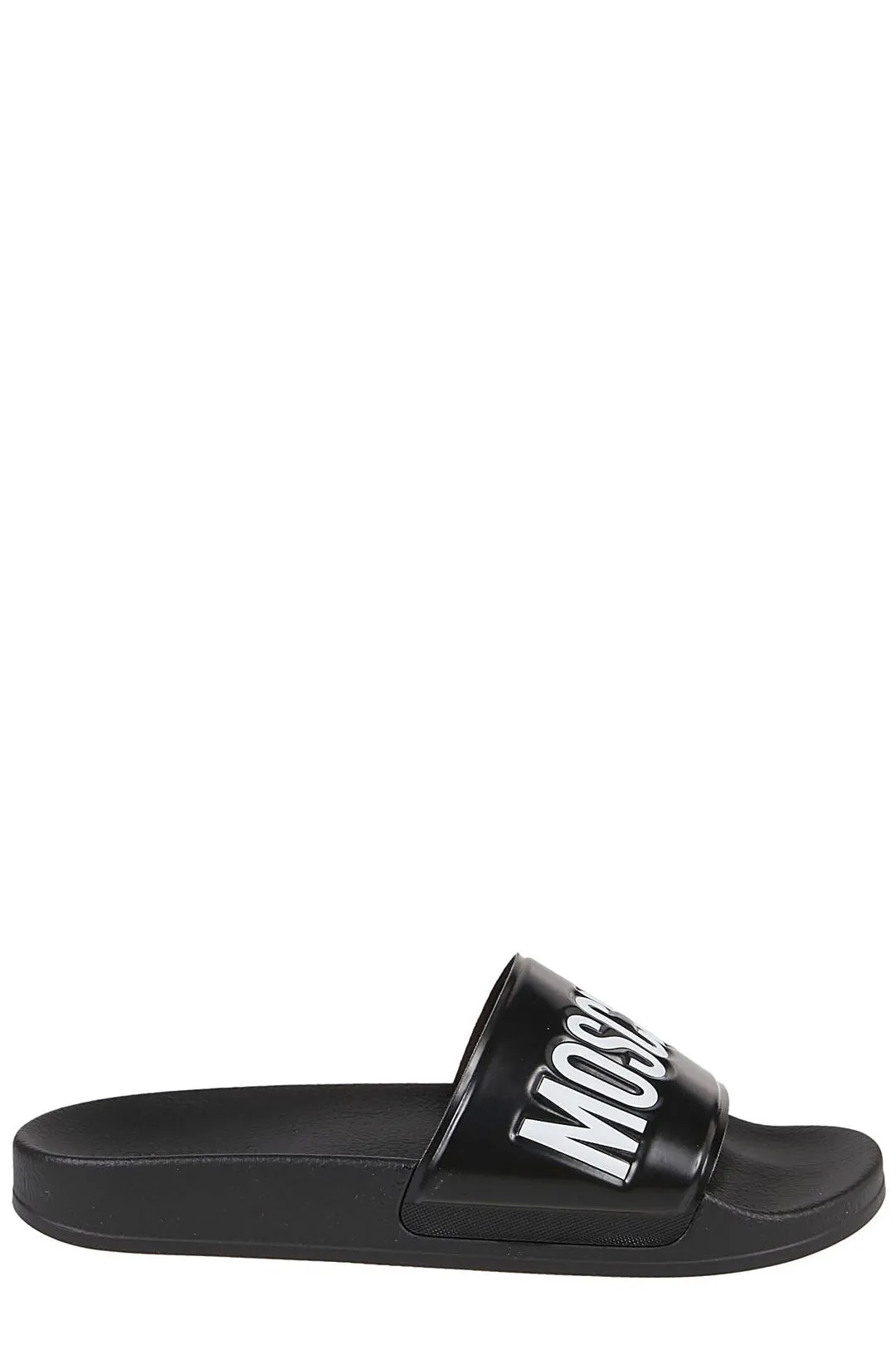 Moschino Logo Debossed Slip-On Pool Slides