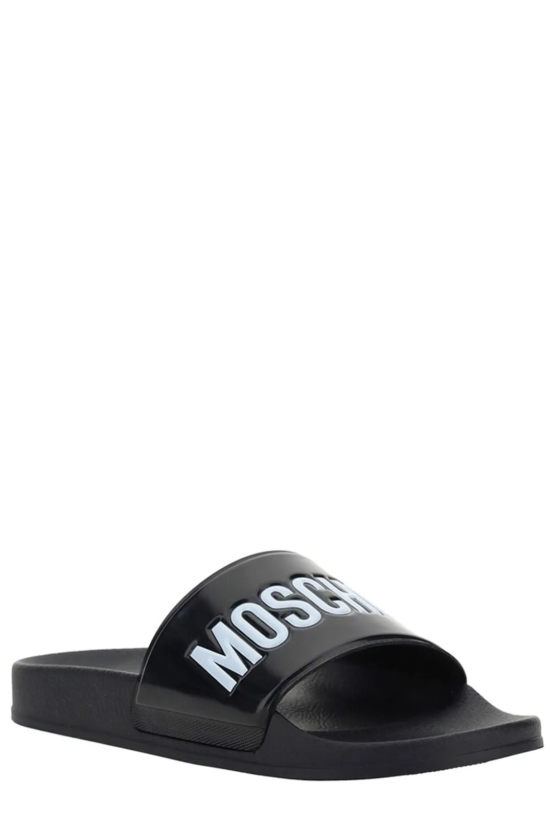 Moschino Logo Pool Slides