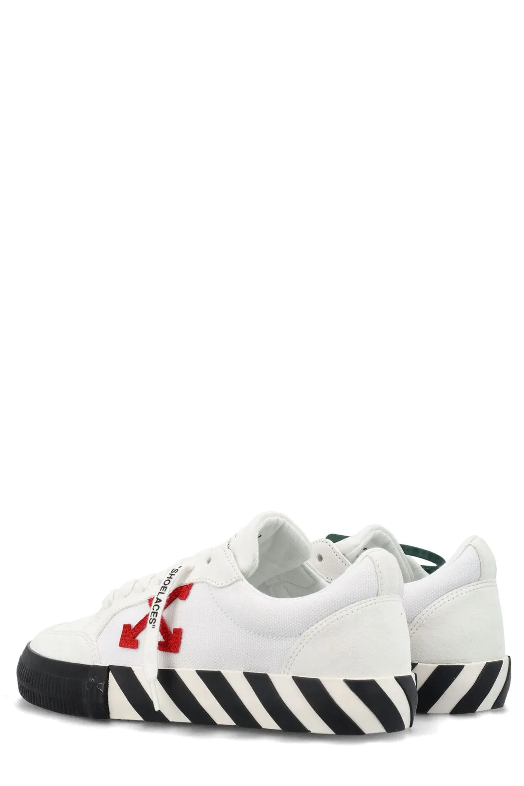 Off-White Vulcanized Lace-Up Sneakers
