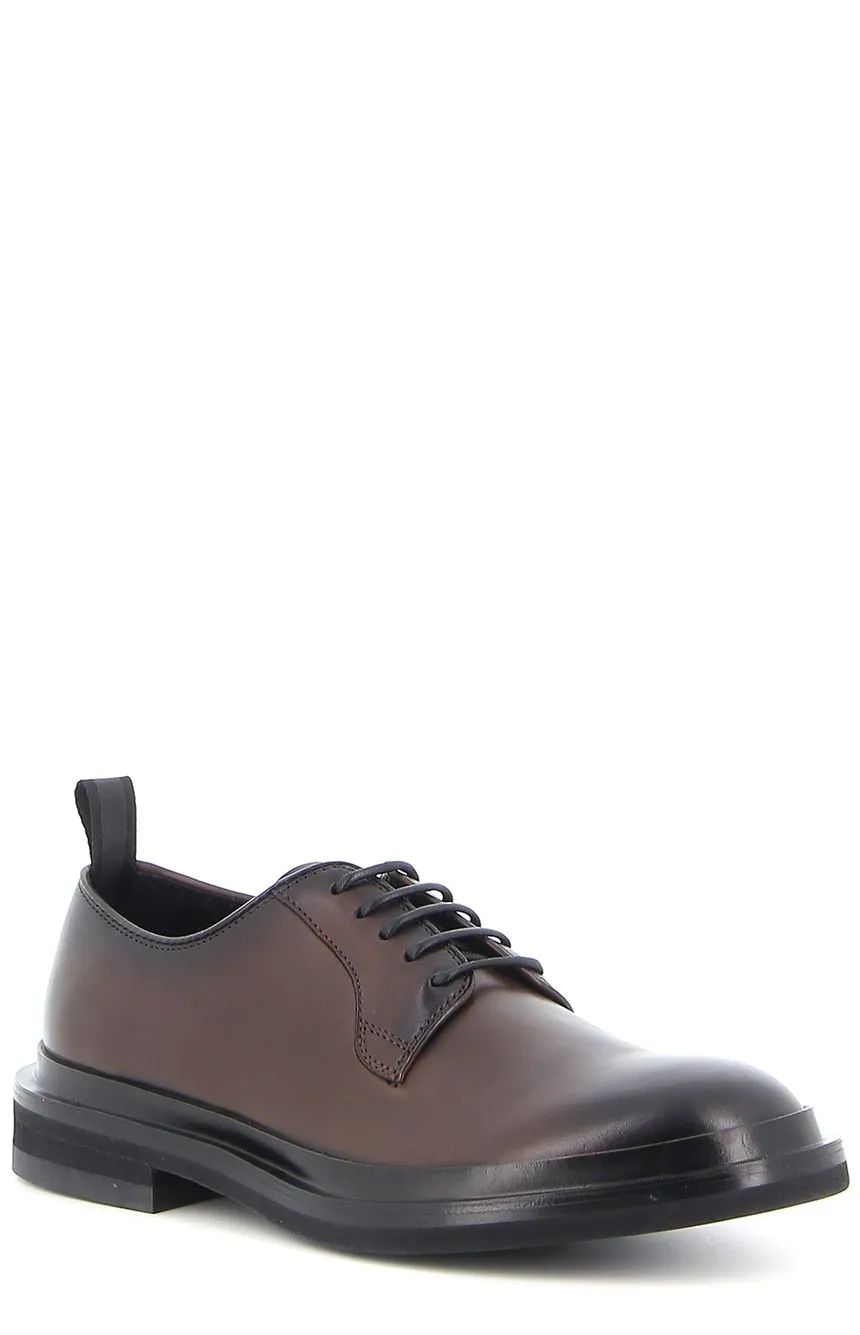 Officine Creative Round Toe Lace-Up Shoes