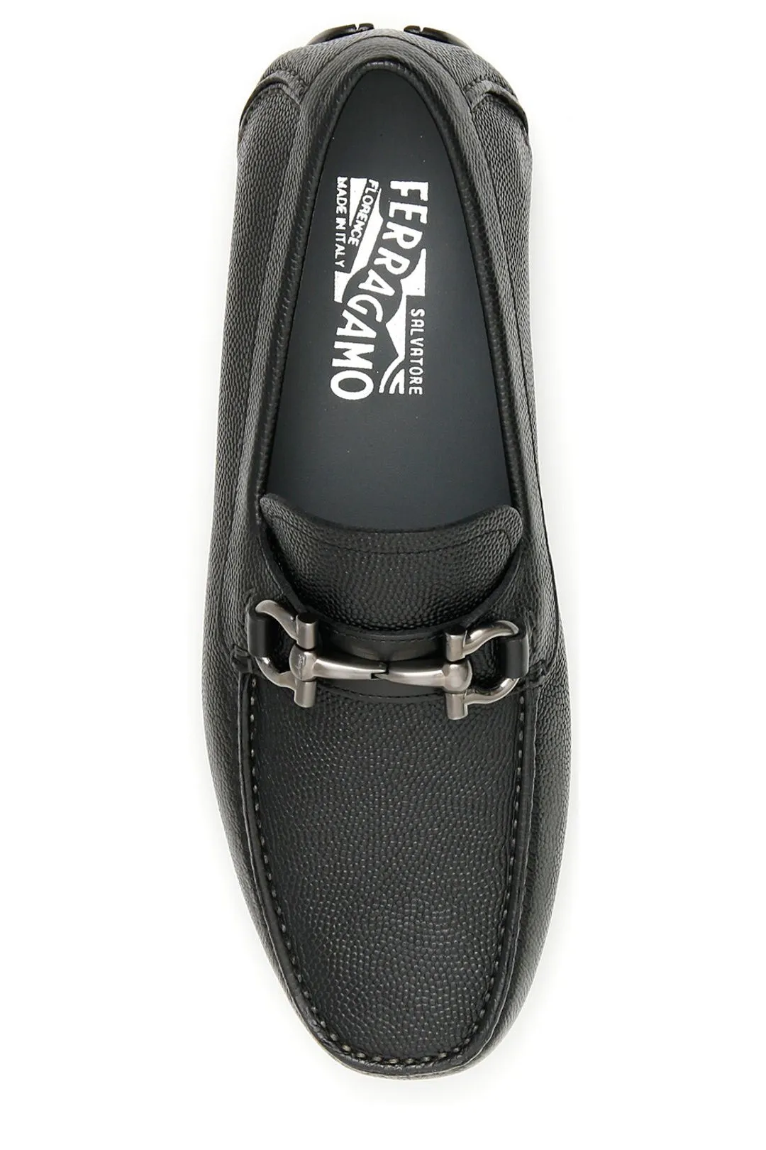 Salvatore Ferragamo Gancini Ornament Driving Loafers