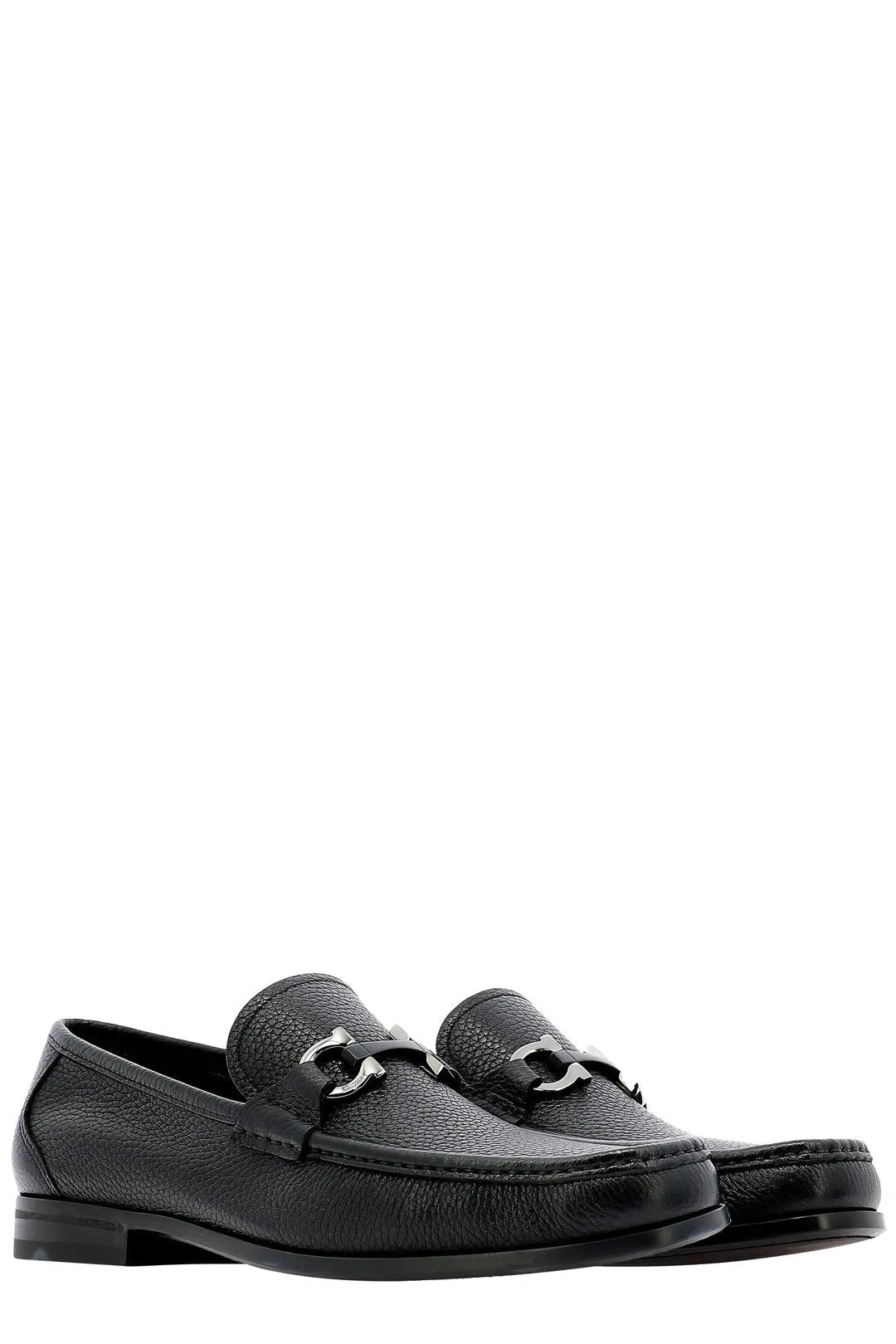 Salvatore Ferragamo Gancini Ornament Moccasins