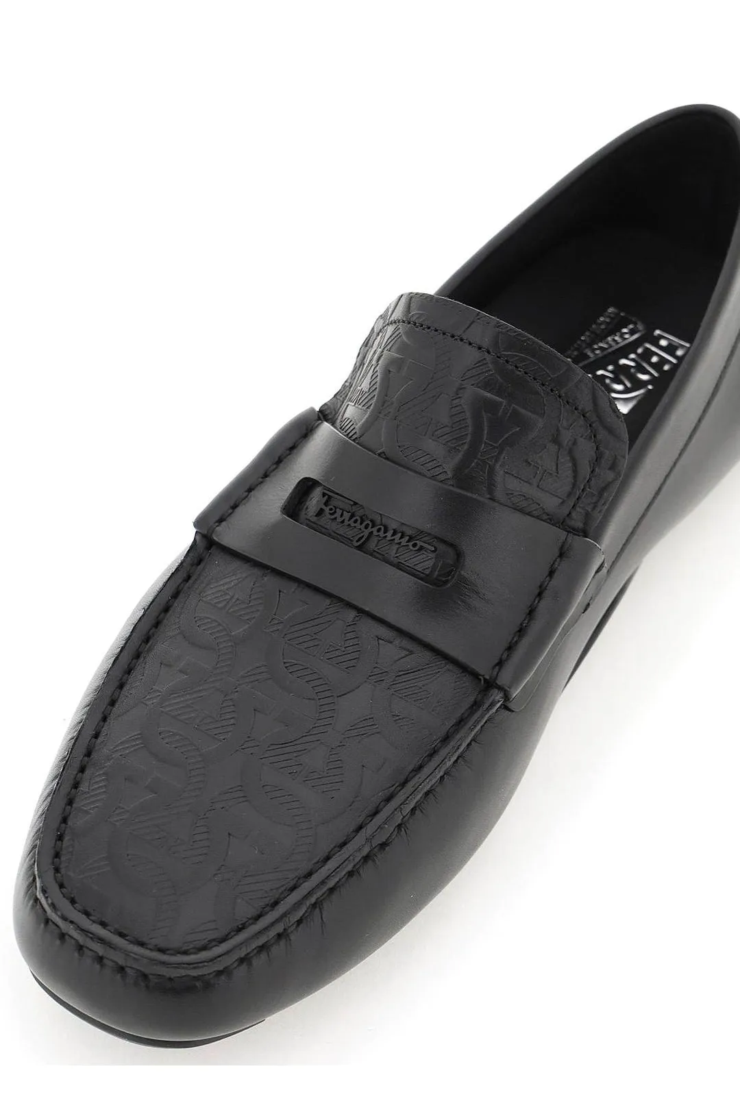 Salvatore Ferragamo Logo Embossed Loafers