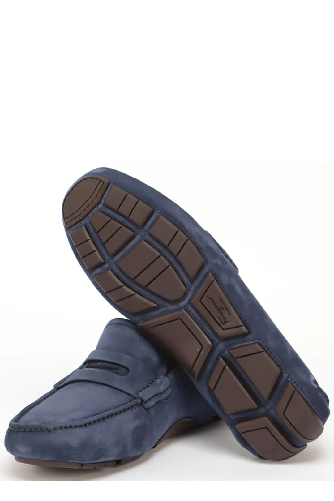 Salvatore Ferragamo SF Ornament Driver Loafers
