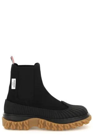 Thom Browne RWB Stripe Detailed Chelsea Boots