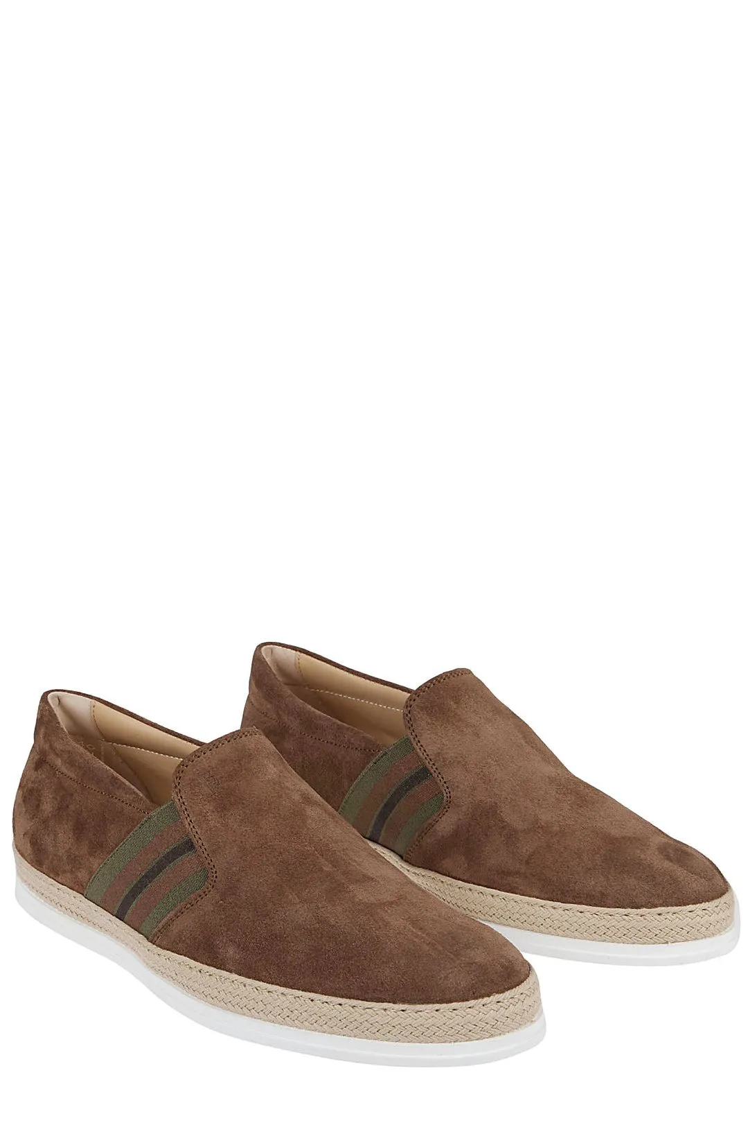 Tod's Stripe Detail Slip-On Loafers
