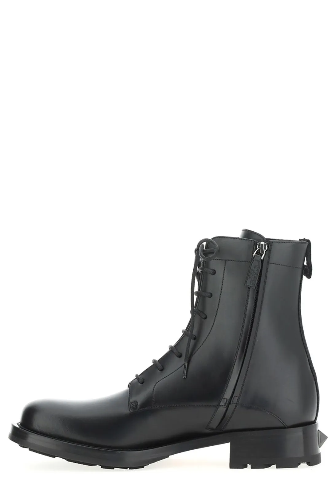 Valentino Garavani Rockstud Lace-Up Boots