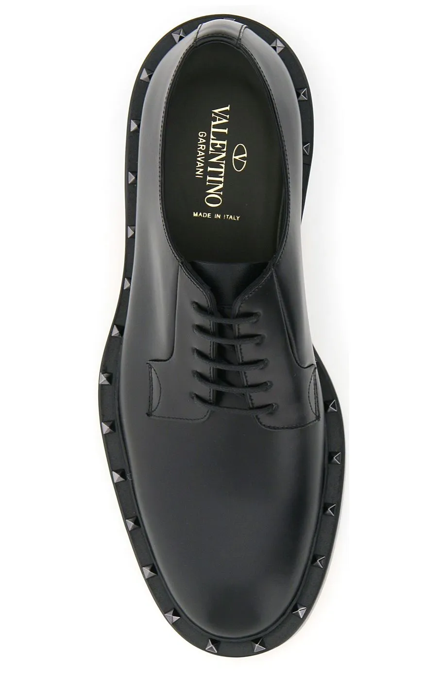Valentino Garavani Rockstud Lace-Up Derby Shoes