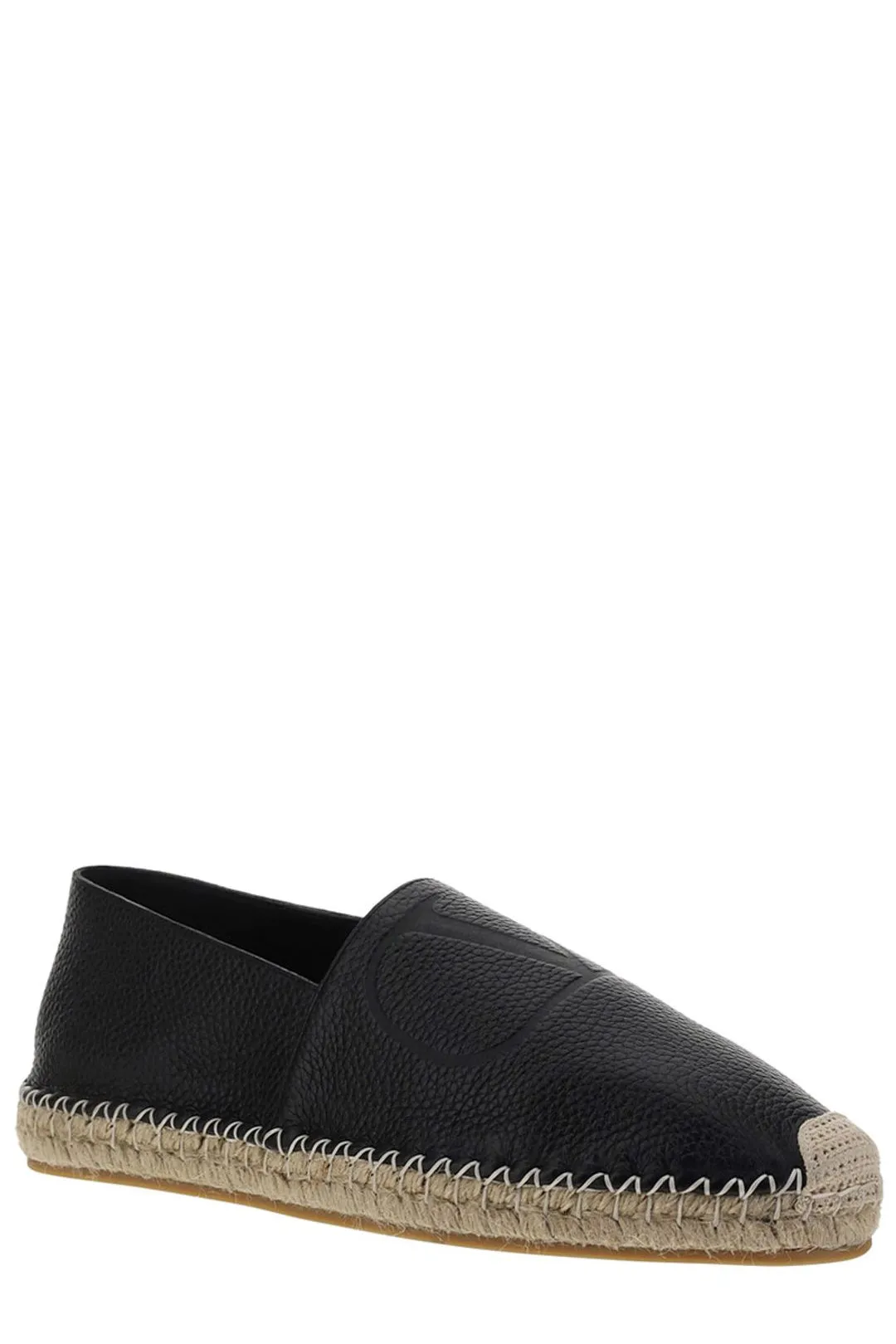 Valentino Logo Embossed Espadrilles