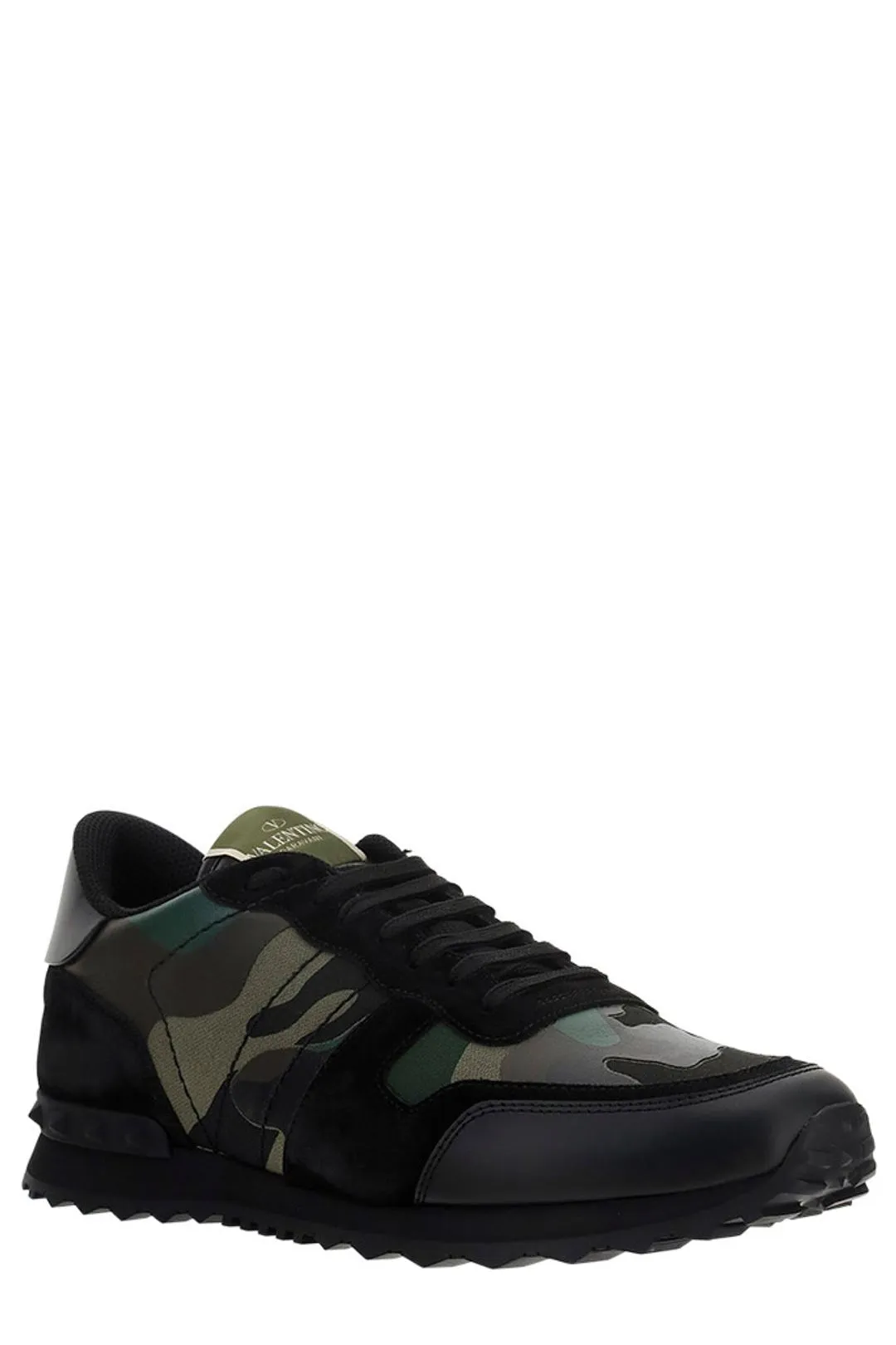 ValentinoGaravani Rockstud Lace-Up Sneakers