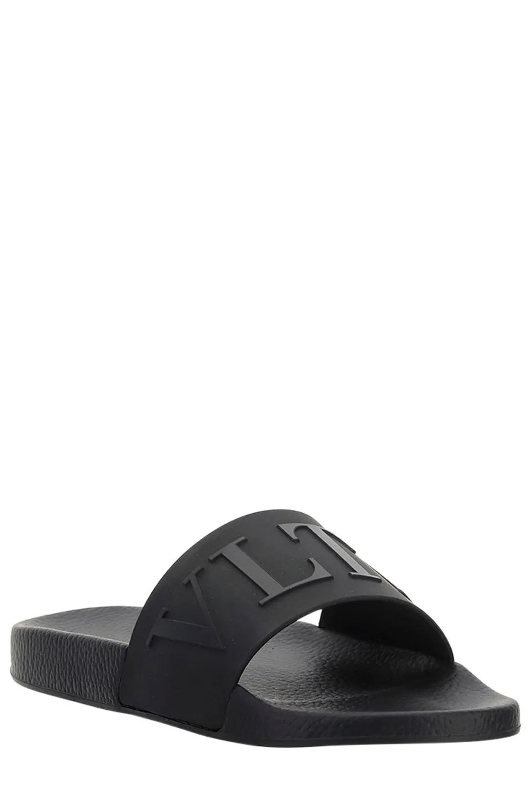 ValentinoVLTN Logo Embossed Slip-On Slides